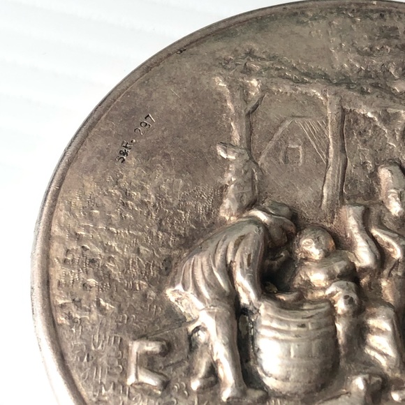 Denmark S&F 297 Small Hand Mirror Rare - Picture 5 of 11